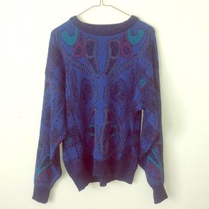 Vintage Patterned Sweater